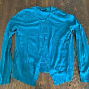 Gap Teal Cardigan, Sz M